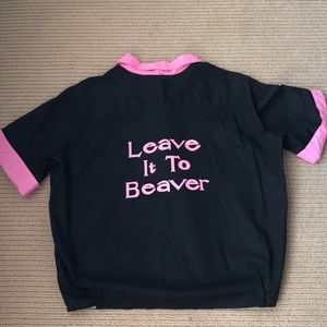 RETRO VINTAGE LEAVE IT TO BEAVER BOWLING SHIRT